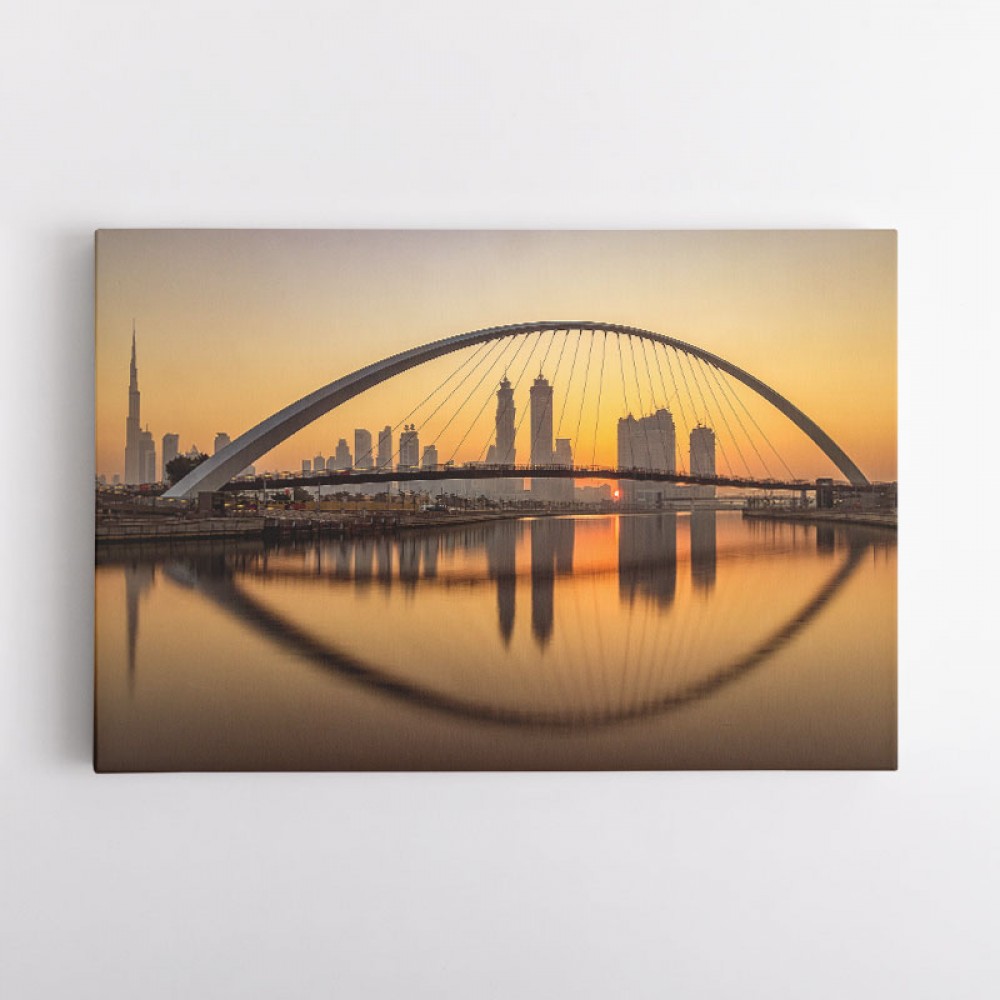 Sunrise at the Dubai Water Canal