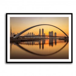 Sunrise at the Dubai Water Canal