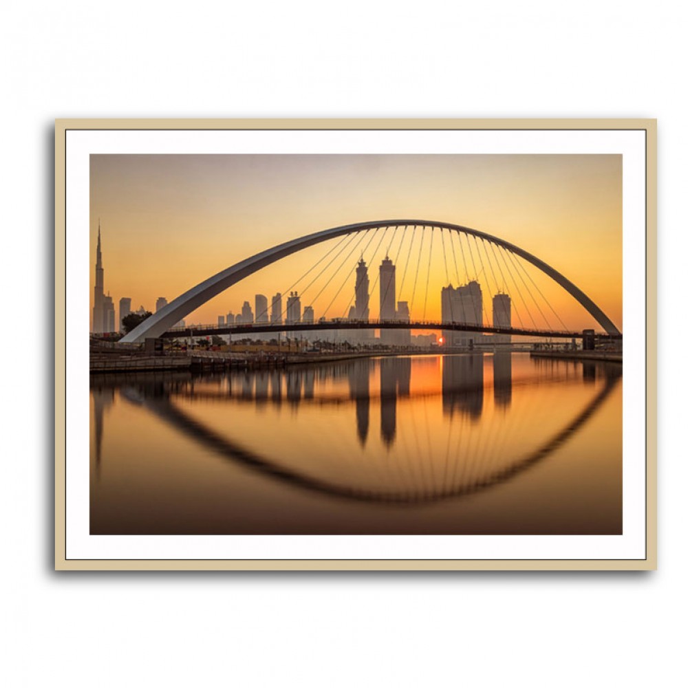 Sunrise at the Dubai Water Canal