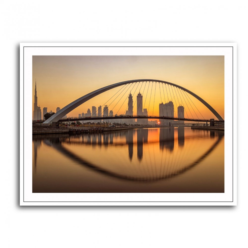 Sunrise at the Dubai Water Canal