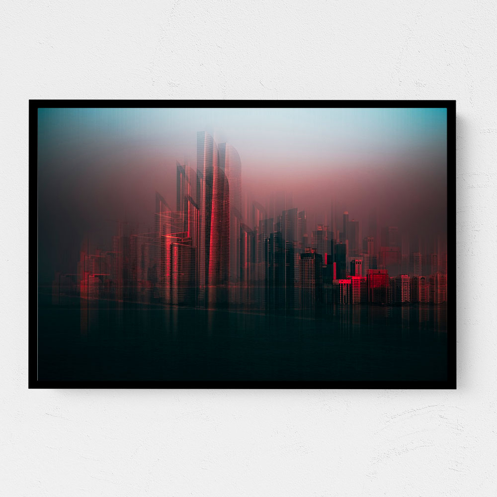 Abu Dhabi Skyline Abstract