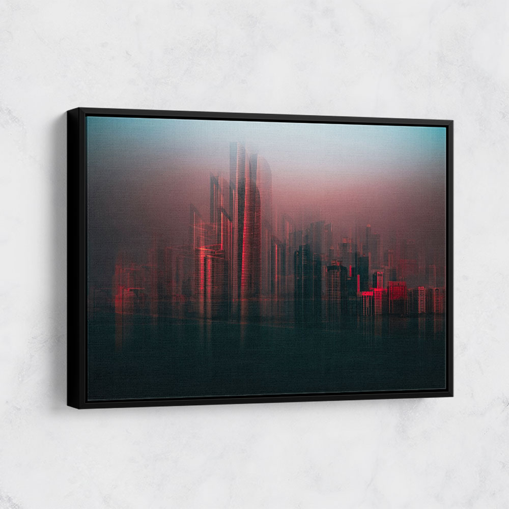 Abu Dhabi Skyline Abstract