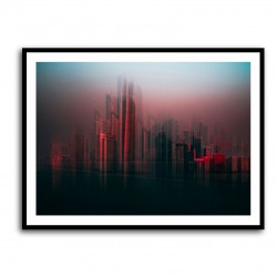 Abu Dhabi Skyline Abstract