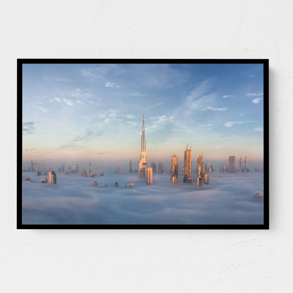 Dubai Sinking in fog