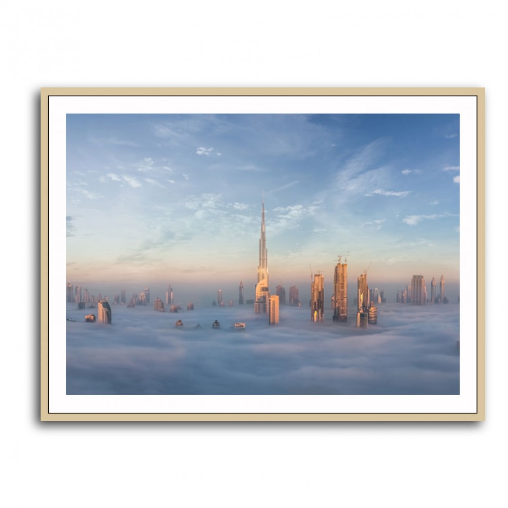 Dubai Sinking in fog