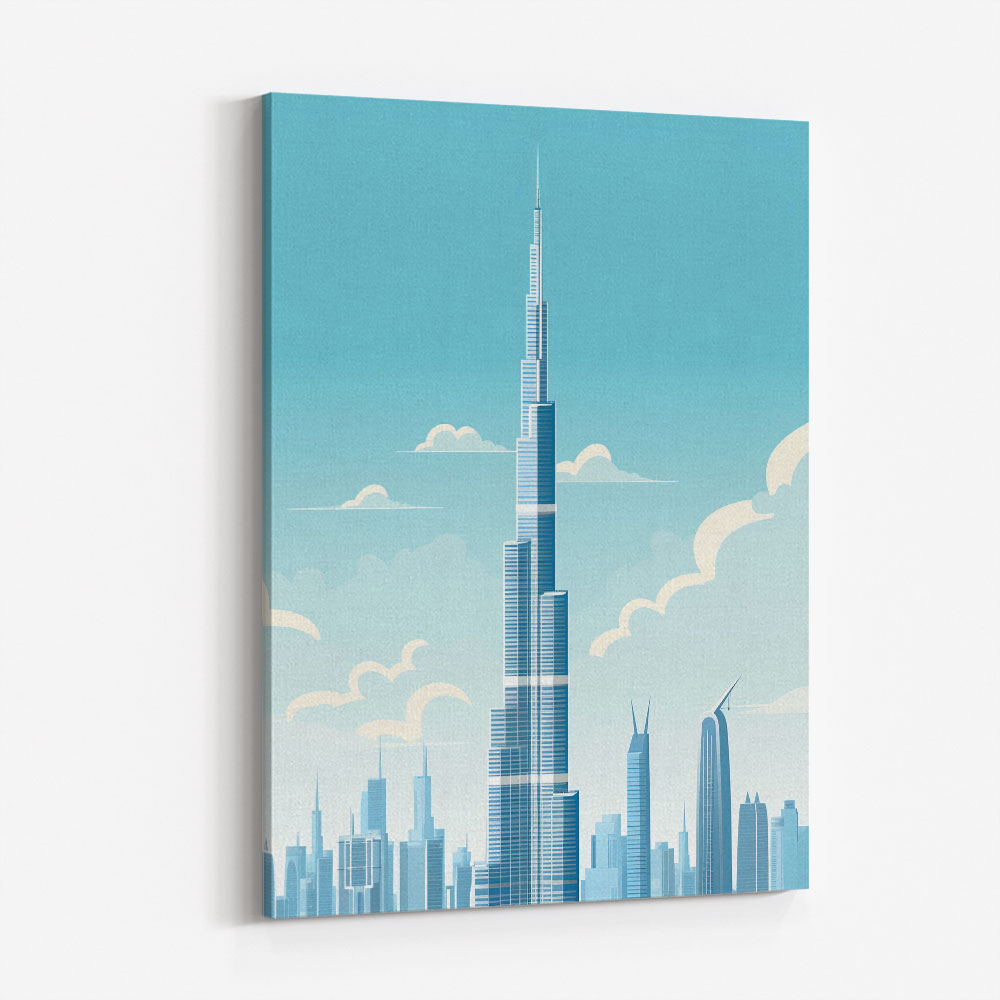 Burj Khalifa Blue Skys