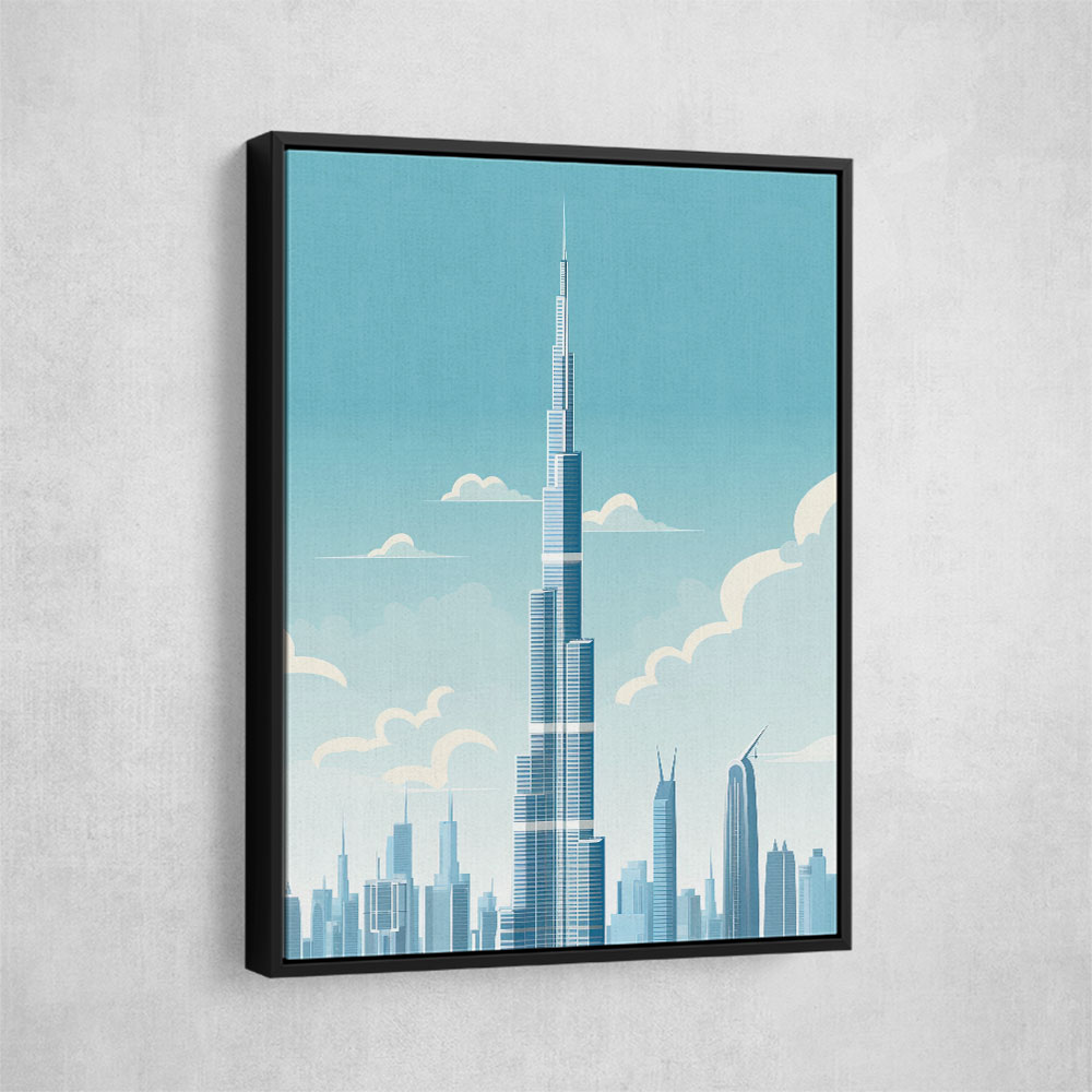 Burj Khalifa Blue Skys