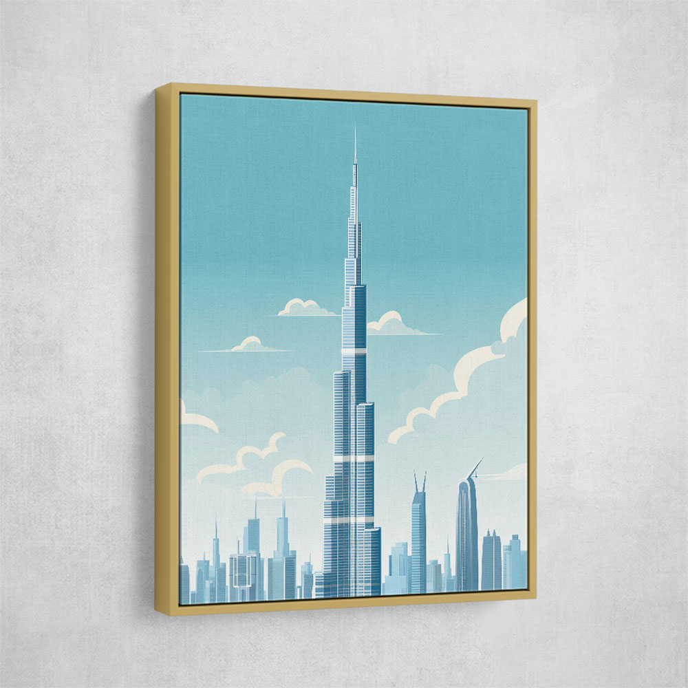 Burj Khalifa Blue Skys