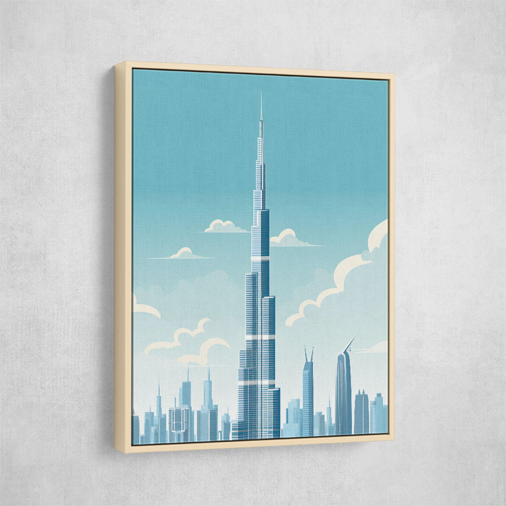 Burj Khalifa Blue Skys