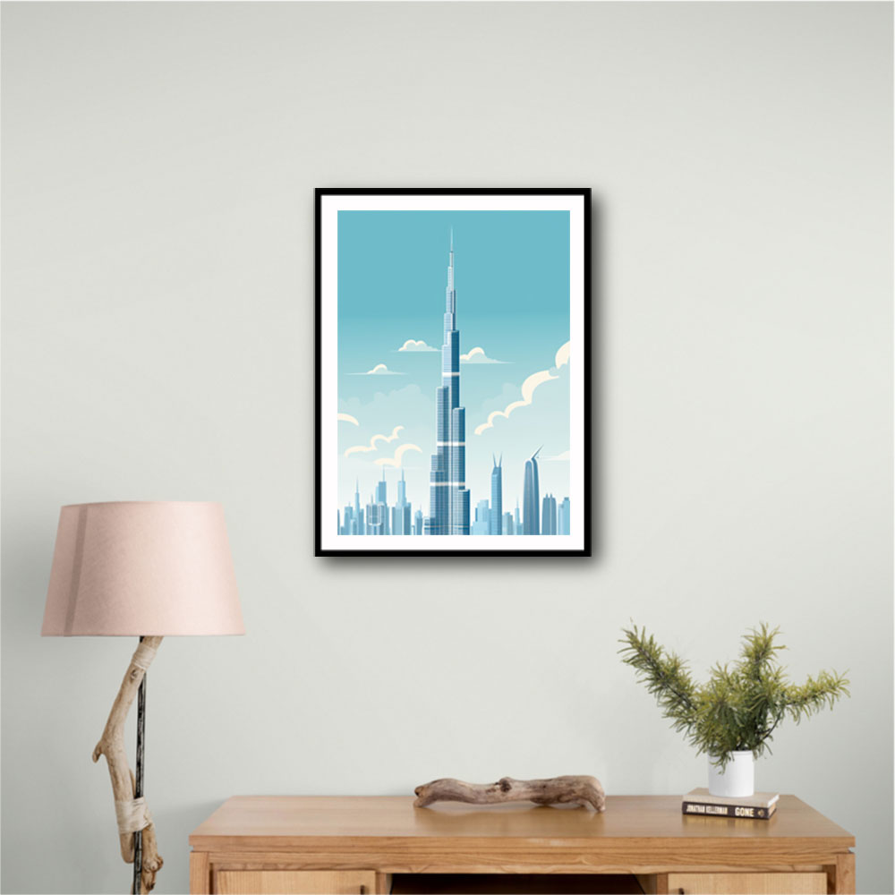 Burj Khalifa Blue Skys