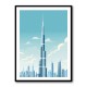 Burj Khalifa Blue Skys