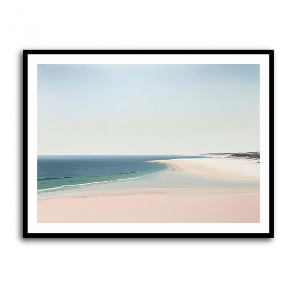 Big Beach Landscape In Saville Style Big Beach Landscape In Saville Style