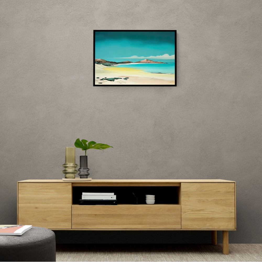 The Coast Landscape In Saville Style The Coast Landscape In Saville Style