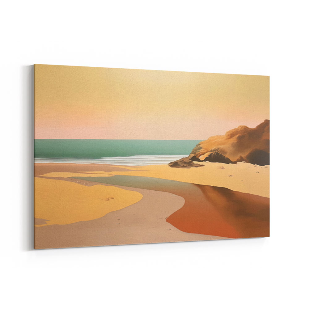 Beach Landscape In Saville Style Beach Landscape In Saville Style