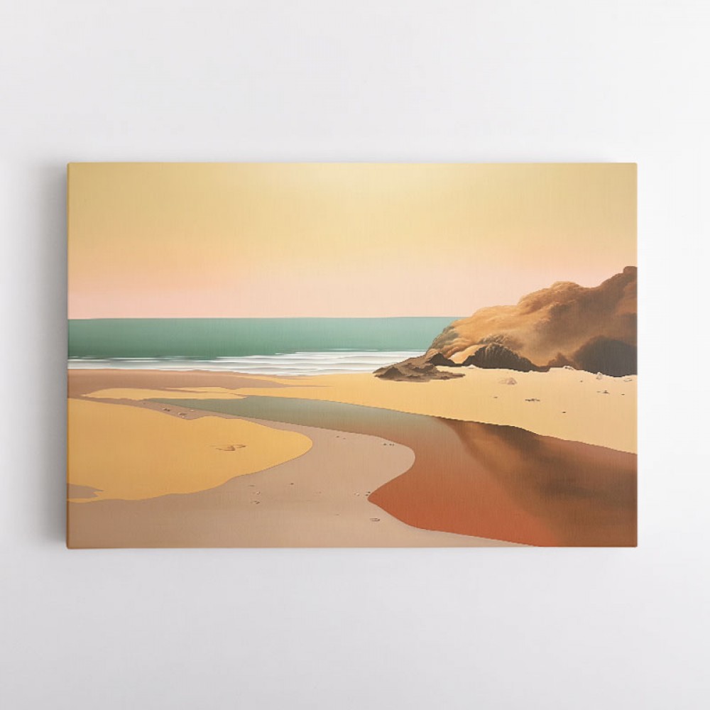 Beach Landscape In Saville Style Beach Landscape In Saville Style