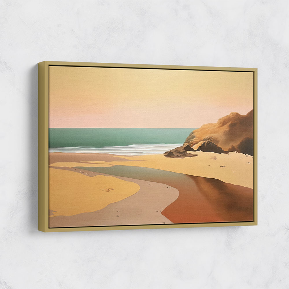 Beach Landscape In Saville Style Beach Landscape In Saville Style
