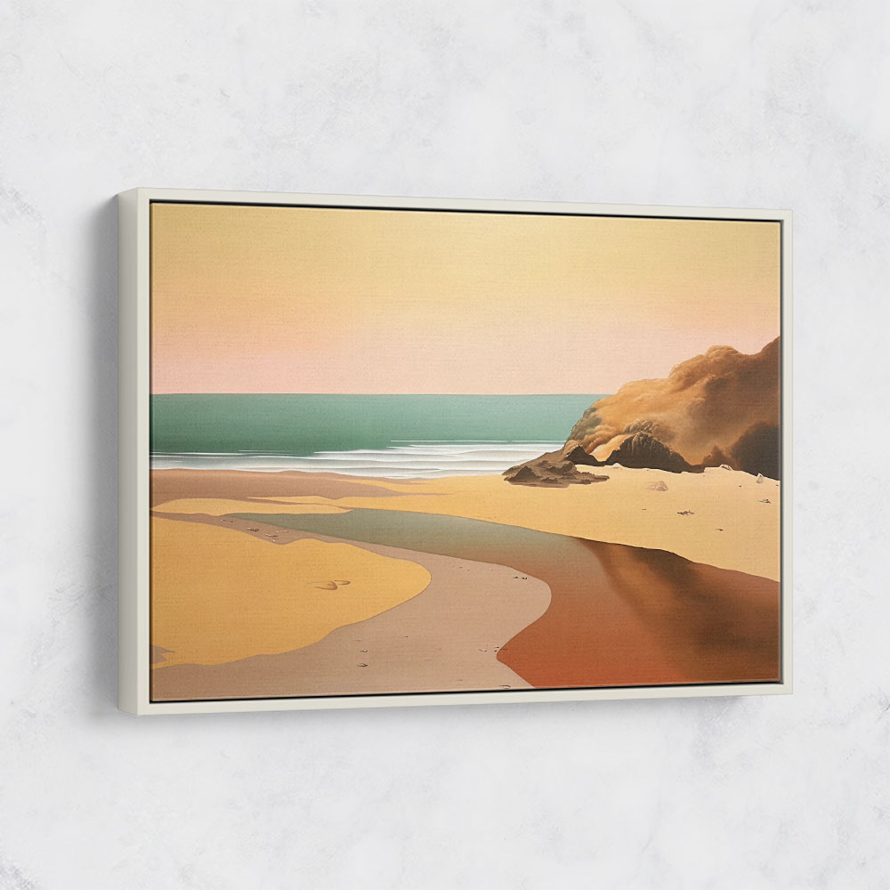 Beach Landscape In Saville Style Beach Landscape In Saville Style