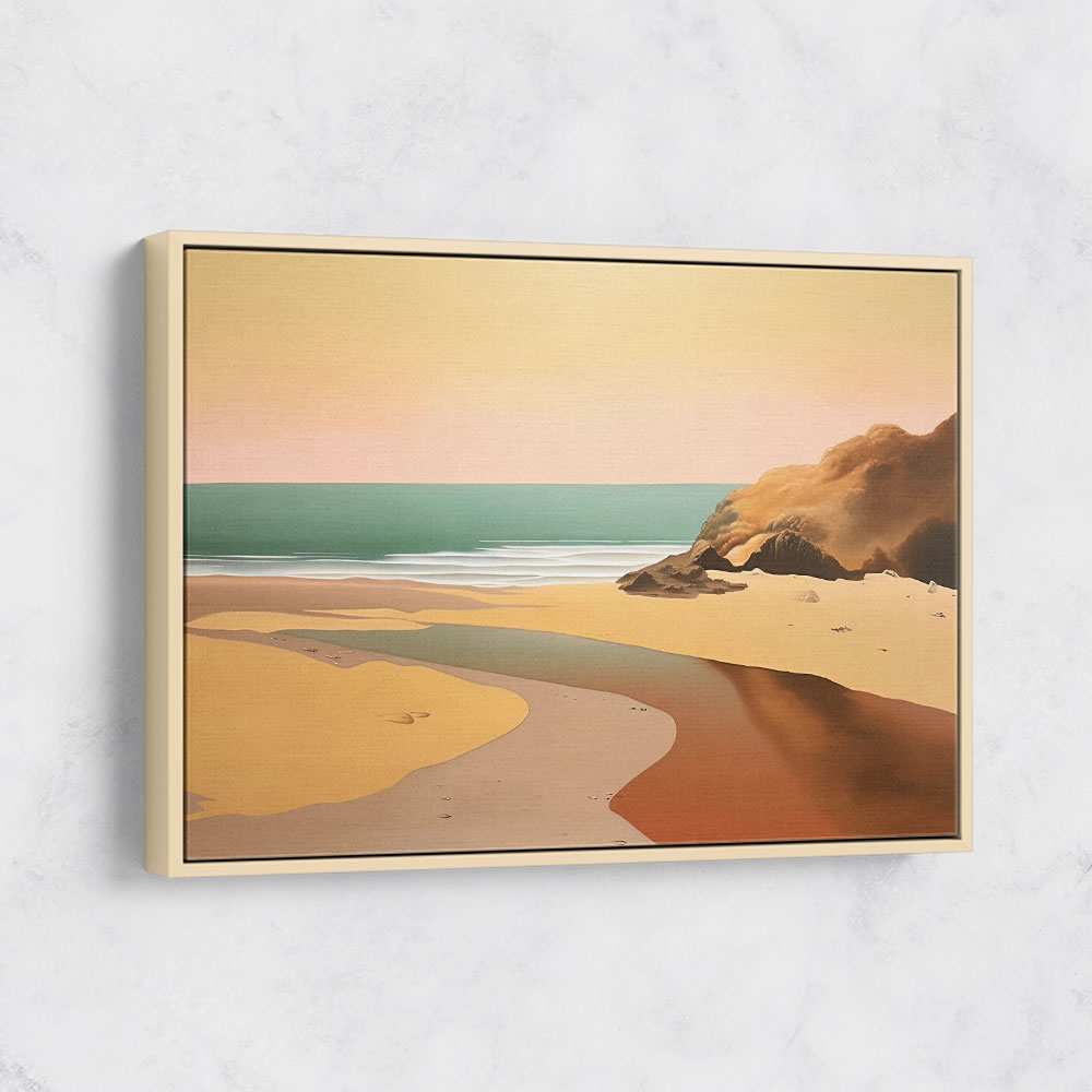 Beach Landscape In Saville Style Beach Landscape In Saville Style