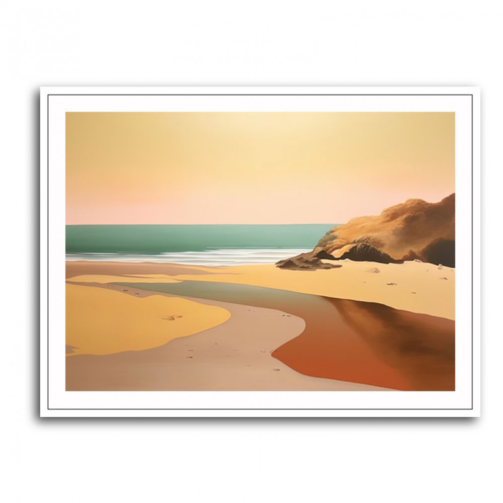 Beach Landscape In Saville Style Beach Landscape In Saville Style