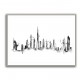 Dubai Skyline Black & White