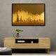 Dubai Skyline Golden Abstract II