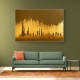 Dubai Skyline Golden Abstract II