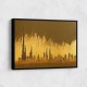 Dubai Skyline Golden Abstract II