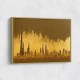 Dubai Skyline Golden Abstract II