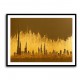 Dubai Skyline Golden Abstract II