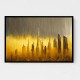 Dubai Skyline Golden Rain Abstract