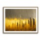 Dubai Skyline Golden Rain Abstract