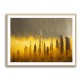 Dubai Skyline Golden Rain Abstract