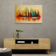 Dubai Skyline Abstract