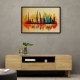 Dubai Skyline Abstract