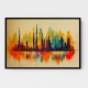 Dubai Skyline Abstract