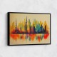 Dubai Skyline Abstract