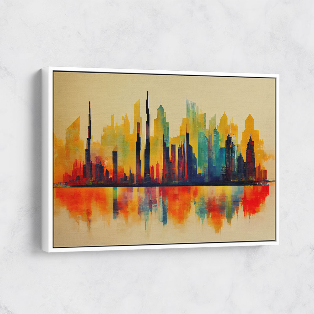 Dubai Skyline Abstract