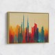 Dubai Skyline Abstract Lines