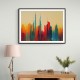 Dubai Skyline Abstract Lines