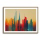 Dubai Skyline Abstract Lines