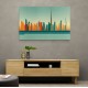 Dubai Skyline Hockney Style