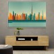 Dubai Skyline Hockney Style