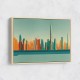 Dubai Skyline Hockney Style