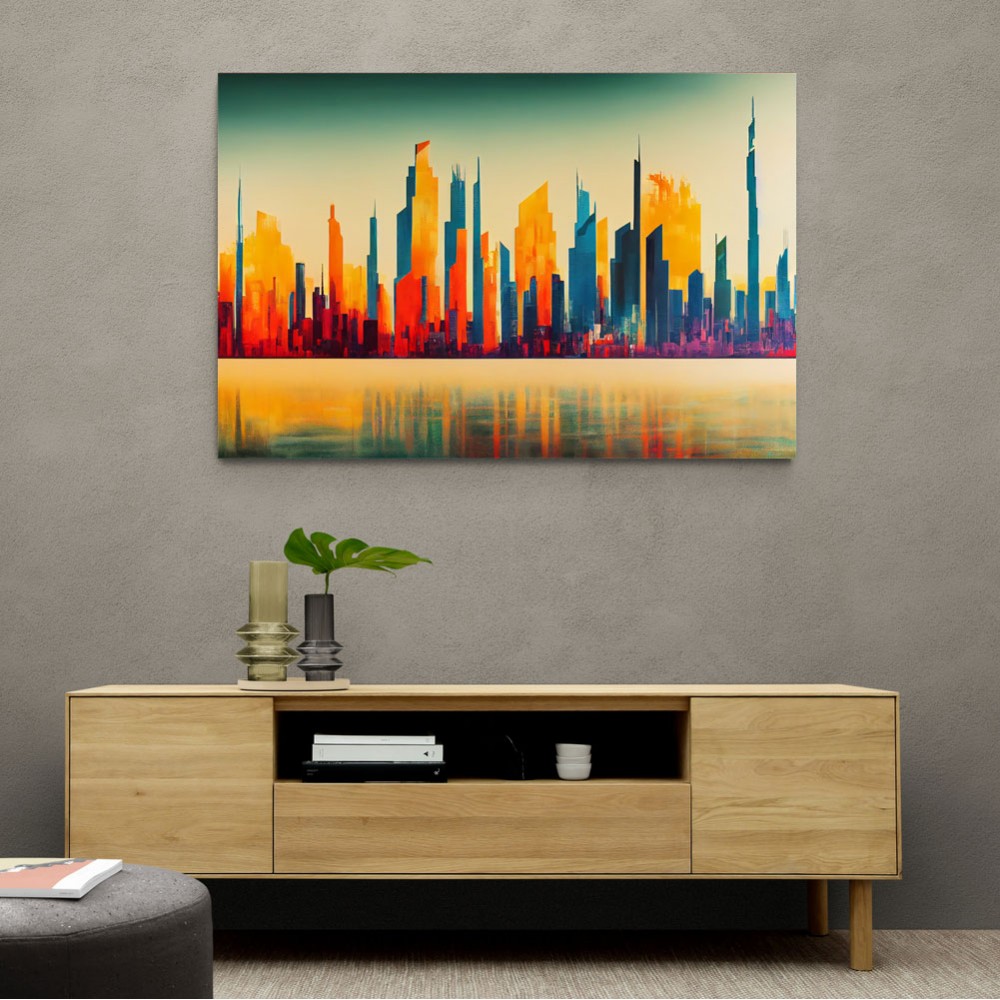 City Skyline Abstract
