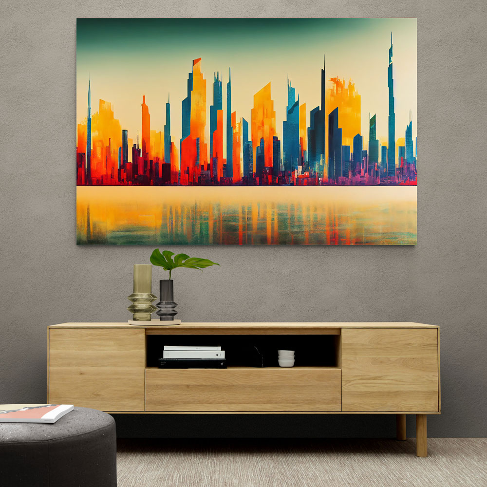 City Skyline Abstract