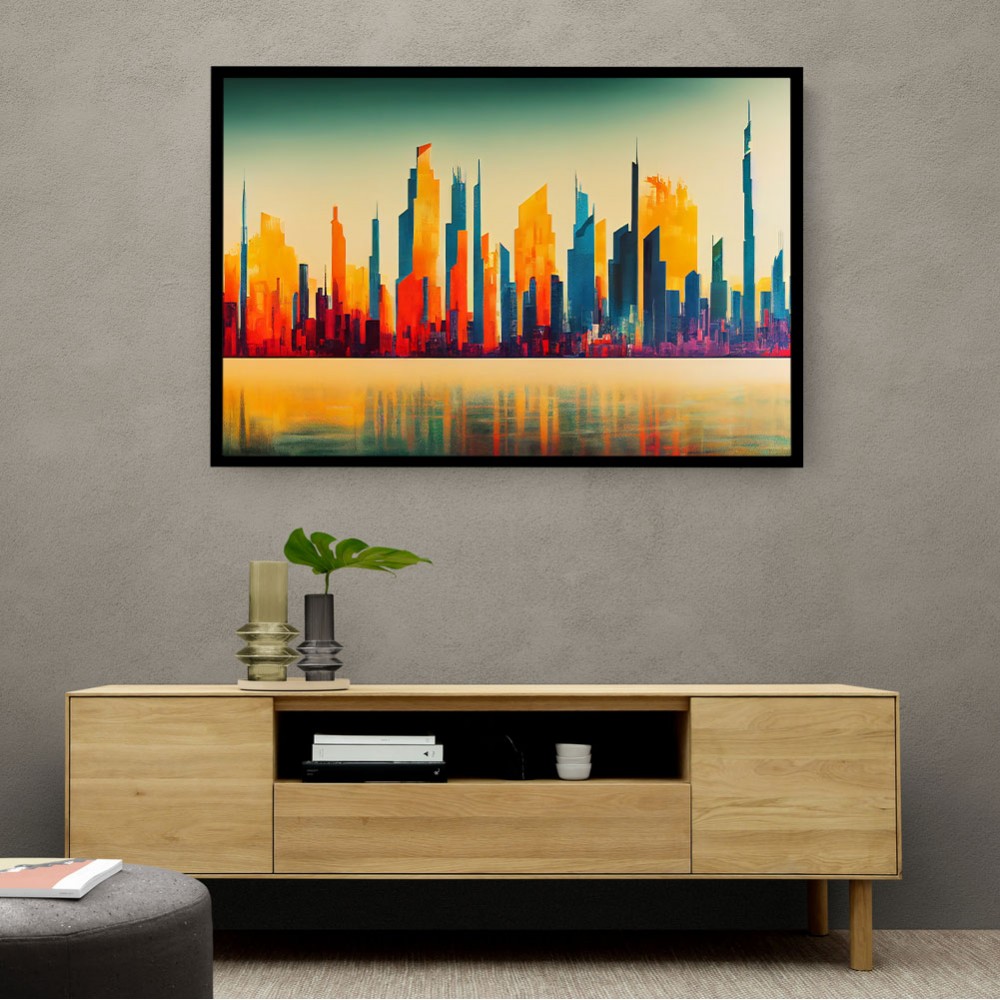 City Skyline Abstract