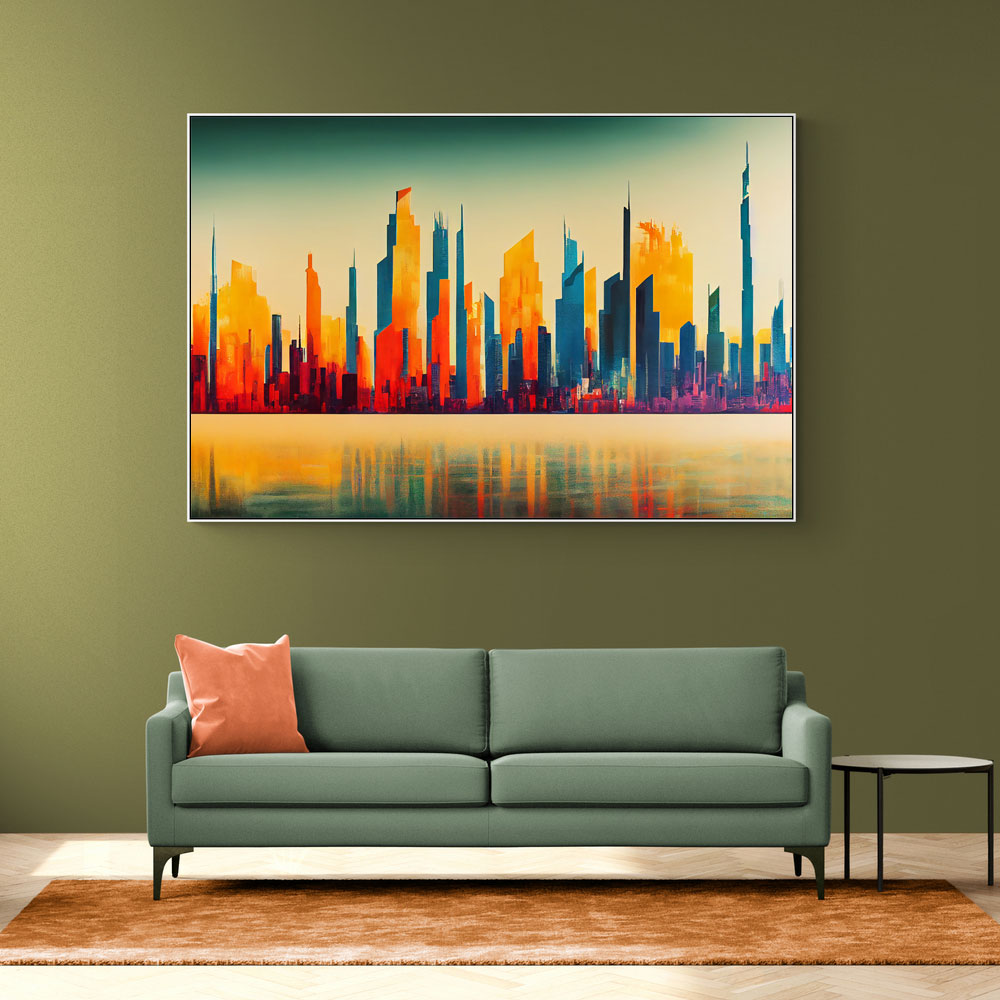 City Skyline Abstract