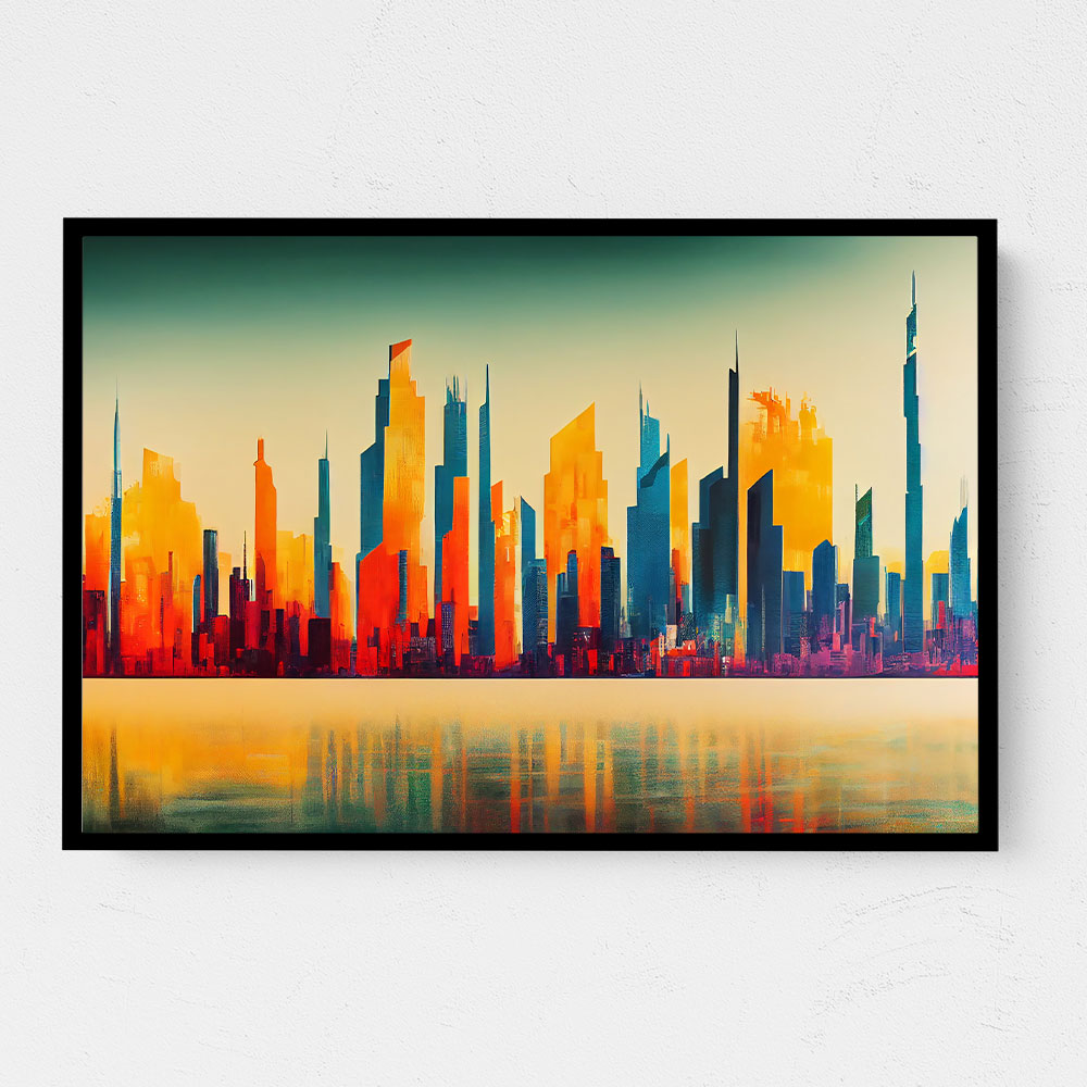 City Skyline Abstract