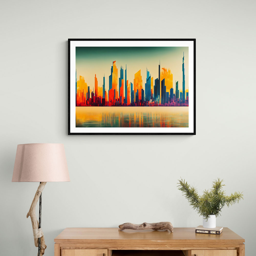 City Skyline Abstract