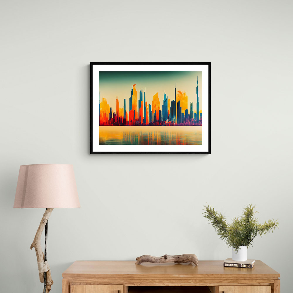 City Skyline Abstract
